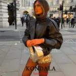 *ג'קט עור שחור KONDALA – סטייל רחוב שיגרום לכולם להסתכל עלייך* 👩‍🎤🔥