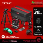 *מפלס לייזר ירוק 16 קווים 4D – רמת דיוק מקצועית במחיר הגיוני!* 🎯