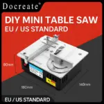*🪚 מסור שולחני מיני מקצועי DIY – 96W*