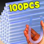 *מקלות דבק חם שקופים 7/11 מ"מ – לאקדח דבק* 🔥