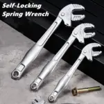 *מפתח ברגים רצ'ט רב תכליתי עם פתיחה רחבה ונעילה עצמית* 🔧