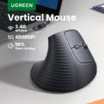 *🖱️ עכבר אלחוטי ארגונומי אנכי UGREEN – 4000DPI*