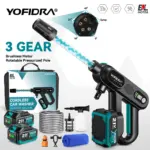 *מכשיר שטיפת רכב אלחוטי 220Bar מקצועי – תואם סוללות מקיטה 21V* 🚗💦