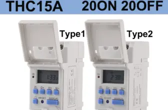 *טיימר דיגיטלי שבועי THC15A – תכנות 7 ימים עם ממסר 220V* ⏰💡