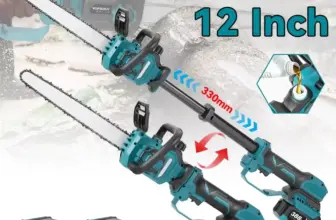 *מסור חשמלי טלסקופי 12 אינץ' ללא פחמים – לגיזום מושלם!* ⚡🌳