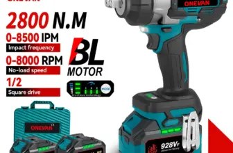 *מפתח אימפקט חשמלי אלחוטי ONEVAN – 2800N.M כוח מטורף!* 🔧⚡