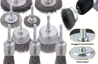 *סט 10 מברשות תיל מקצועיות למקדחה – מנקה חלודה ולכלוך כמו חדש!* 🔧