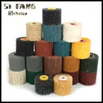 *מברשת גלילית ניילון מקצועית לליטוש וצחצוח מתכות 100×120 מ"מ* 🔧✨