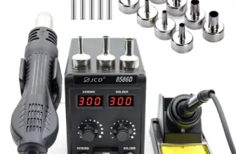 *תחנת הלחמה מקצועית JCD 8586D – 2 ב-1 עם אקדח אוויר חם* 🔥