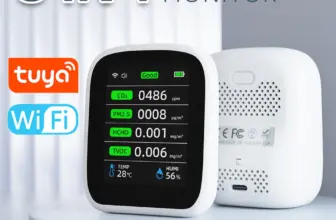 *מד איכות אויר חכם 8 ב-1 WIFI – המעבדה הביתית שלכם! 🏠🔬*