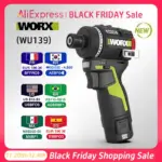 *מברגה חשמלית אלחוטית WORX WU139 – 12V עם מנוע ללא מברשות* 🔧