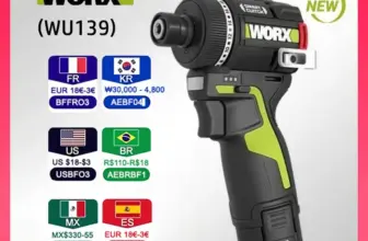 *מברגה חשמלית אלחוטית WORX WU139 – 12V עם מנוע ללא מברשות* 🔧