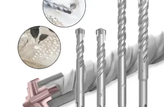 *מקדח בטון SDS Plus מקצועי עם 4 להבי חיתוך* 🔨