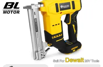 *אקדח מסמרים חשמלי ללא פחמים + מתאם לסוללות Dewalt/Milwaukee/Makita* 🔧⚡