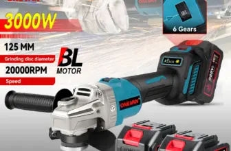 *משחזת זווית אלחוטית 125MM ללא פחמים 6 הילוכים – כוח מקצועי במחיר חובבים!* ⚡🔧