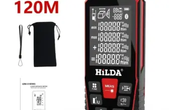 *📏 מד לייזר דיגיטלי HILDA – טווח עד 120 מטר!*
