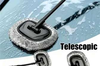 *🚗 מטאטא רכב טלסקופי מקצועי עם ידית מתכווננת וראש מתכופף*