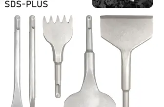 *5 אזמלים מקצועיים למקדחה חשמלית – SDS PLUS* 🔨⚡