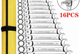 *🔧 סט מפתחות ראצ'ט מקצועי עם ראש מתכוונן – כרום ונדיום*