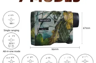 *📏 מד טווח לייזר מקצועי REVASRI – עד 1000 יארד!*
