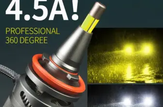 *💡 נורות LED תלת-צבע H8/H11/H7 – 55W עם מיתוג צבעים חכם*