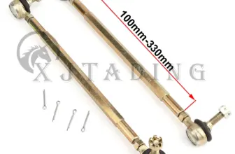 *🔧 זוג מוטות היגוי + ראשי כדור לטרקטורונים ובאגי 100-330 מ"מ*