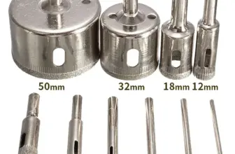 *🔥 סט 10 מקדחים יהלום למשטחים קשים – זכוכית, קרמיקה ושיש*