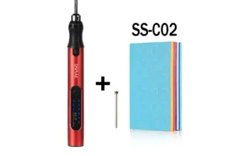 *עט שיוף חשמלי מקצועי DSPIAE – גימור מושלם לכל פרויקט!* ⚡✨