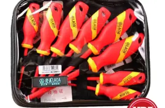 *סט מברגים מבודדים LAOA VDE – 6/8 חלקים לעבודות חשמל בטוחות* ⚡🔧