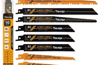 *🔥 סט 10 להבי מסור רב שימושי TOLESA – ביי-מטאל איכותי! 🔪*