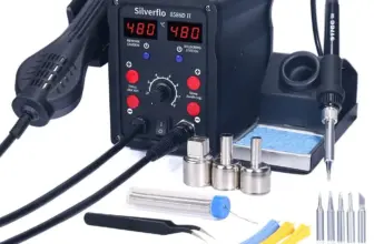 *🔥 תחנת הלחמה מקצועית Silverflo 8586D – 2 ב-1 עם אקדח אוויר חם! 🔥*