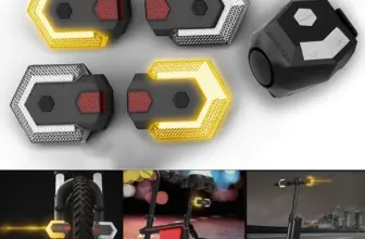 *💡 פנס אחורי חכם לאופניים עם שלט אלחוטי – איתותים, צופר ותאורת אזהרה*