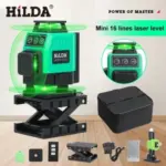 *פלס לייזר HILDA – 12/16 קווים בקרן ירוקה 360 מעלות* 🟢