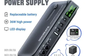 *⚡ UPS גיבוי חשמל 36W למודם/ראוטר/NAS – אל תישארו ללא אינטרנט! ⚡*