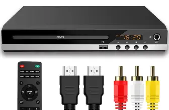 *נגן DVD 1080P איכותי עם חיבור HDMI לטלוויזיה 📀🎬*