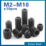 *סט 10 בורגי אלן ללא ראש – חוזק 12.9 💪🔩*