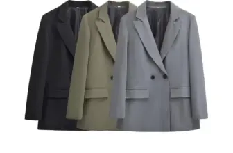 *בלייזר נשי אלגנטי דאבל ברסטד – המראה המקצועי שתמיד חלמת עליו* 👔✨