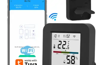 *שלט אוניברסלי חכם Tuya עם חיישן טמפרטורה ולחות 🌡️🎛️*