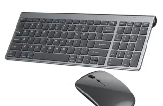 *⌨️ סט מקלדת ועכבר אלחוטיים – Bluetooth 5.0 & 2.4G | נטענים וחכמים*