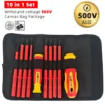 *סט מברגים מקצועי מבודד – משושה ומגנטי* 🔧