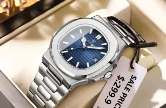 *⌚ שעון יד יוקרתי POEDAGAR לגבר – עיצוב מרובע מדהים*