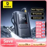 *משאבת אוויר אלחוטית Baseus לרכב – קומפקטית וחזקה! 🚗💨*