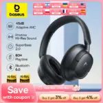 *🎧 אוזניות Baseus EH10 – ביטול רעשים אקטיבי 45dB עם 80 שעות סוללה!*