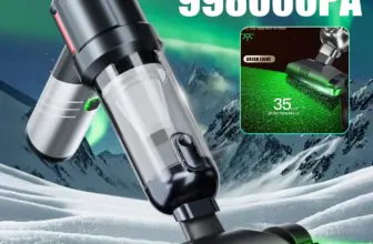 *שואב אבק אלחוטי נייד לרכב ולבית – עוצמת שאיבה 998,000PA! 🔥*
