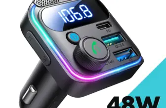 *משדר FM בלוטות' 5.3 לרכב – JOYROOM 48W עם טעינה מהירה ושיחות הנדס-פרי 🚗🔌*