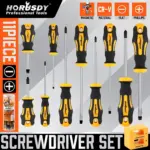 *סט 11 מברגים מגנטיים HORUSDY עם ממגנט מקצועי* 🔧