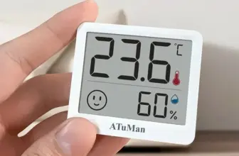 *מד טמפרטורה ולחות דיגיטלי Mijia DUKA עם מסך LCD 2.5 אינץ' ושעון* 🌡️💧