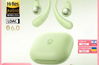 *🎧 אוזניות Baseus Eli Sport 2 – אוזניות פתוחות אלחוטיות עם בלוטות' 6.0*