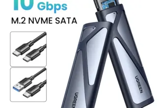 *מארז חיצוני UGREEN M2 לכונני SSD – NVME + SATA בדגם אחד!* 🔥