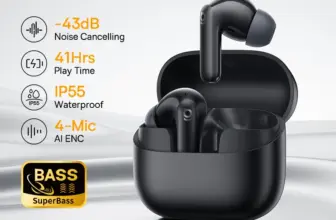 *🎧 אוזניות Baseus Bass EP10 – ביטול רעשים אקטיבי מטורף!*